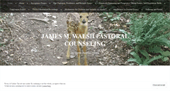Desktop Screenshot of jamesmwalshpastoralcounseling.com