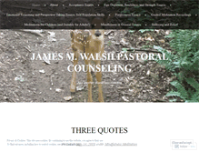 Tablet Screenshot of jamesmwalshpastoralcounseling.com
